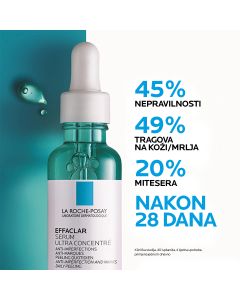 La Roche-Posay Effaclar serum Dnevni piling protiv nepravilnosti za kožu sklonu aknama, 30 ml