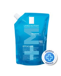 La Roche-Posay Effaclar Pjenušavi gel za čišćenje masne, osjetljive kože lica, 400 ml REFILL