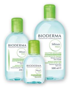Bioderma SEBIUM H2O Dermatološka micelarna otopina za čišćenje kože i uklanjanje šminke 500 ml  