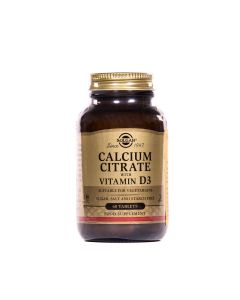 Solgar Kalcij citrat plus vitamin D 60 tableta