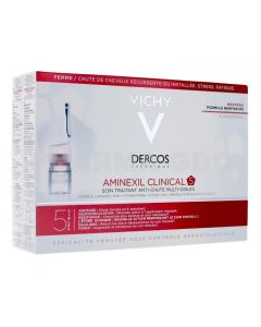 Vichy Dercos Aminexil Clinical 5 ampule protiv ispadanja kose za žene 21 ampula