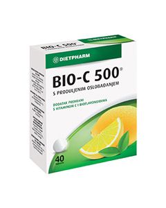 Dietpharm BIO-C 500 tablete s vremenskim otpuštanjem 40 kaps.            