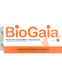 BioGaia Protectis tablete s vitaminom D3 30 tableta