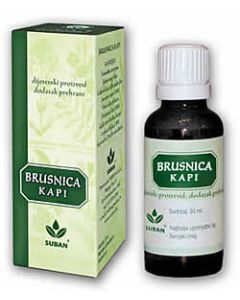 Suban Brusnica kapi 30 ml