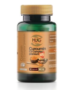 Hug Your Life CURCUMIN C3 COMPLEX PREMIUM 60 CAPS 