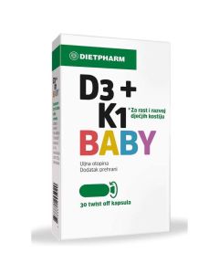Dietpharm D3+K1 baby 30 kaps.