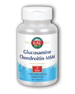 KAL Glucosamine chondroitin MSM 60 tableta               
