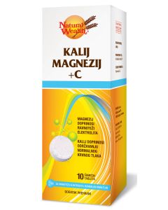 NW Kalij magnezij + C 10 šumećih tableta