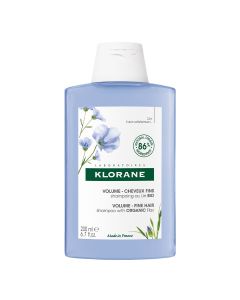 Klorane Šampon s vlaknima lana 200 ml