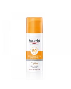 Eucerin SUN Photoaging Control CC tonirana krema za zaštitu lica od sunca (srednje tamna nijansa) SPF50+ 50 ml