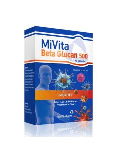 MIVITA BETA GLUKAN 40X500 CAPS HAMAPHARM