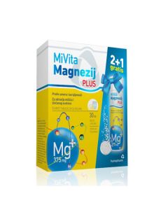 MIVITA MAGNEZIJ PLUS ŠUMEĆE TABLETE 375 MG HAMAPHARM