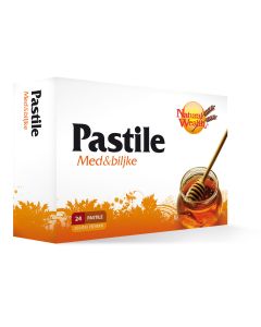 NW Pastile za grlo med & 20 biljaka 24 pastile