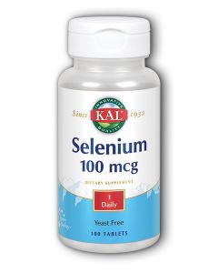 KAL Selen 100 mcg Yeast Free 100 tableta           