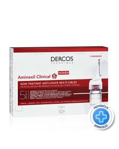 Vichy Dercos Aminexil Clinical 5 ampule protiv ispadanja kose za žene 21 ampula