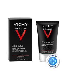 VICHY HOMME SENSI-BAUME balzam protiv iritacija za osetljivu kožu, 75 ml