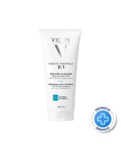 VICHY PURETÉ THERMALE 3u1: integralno sredstvo za uklanjanje šminke s osjetljive kože i očiju, 200 ml